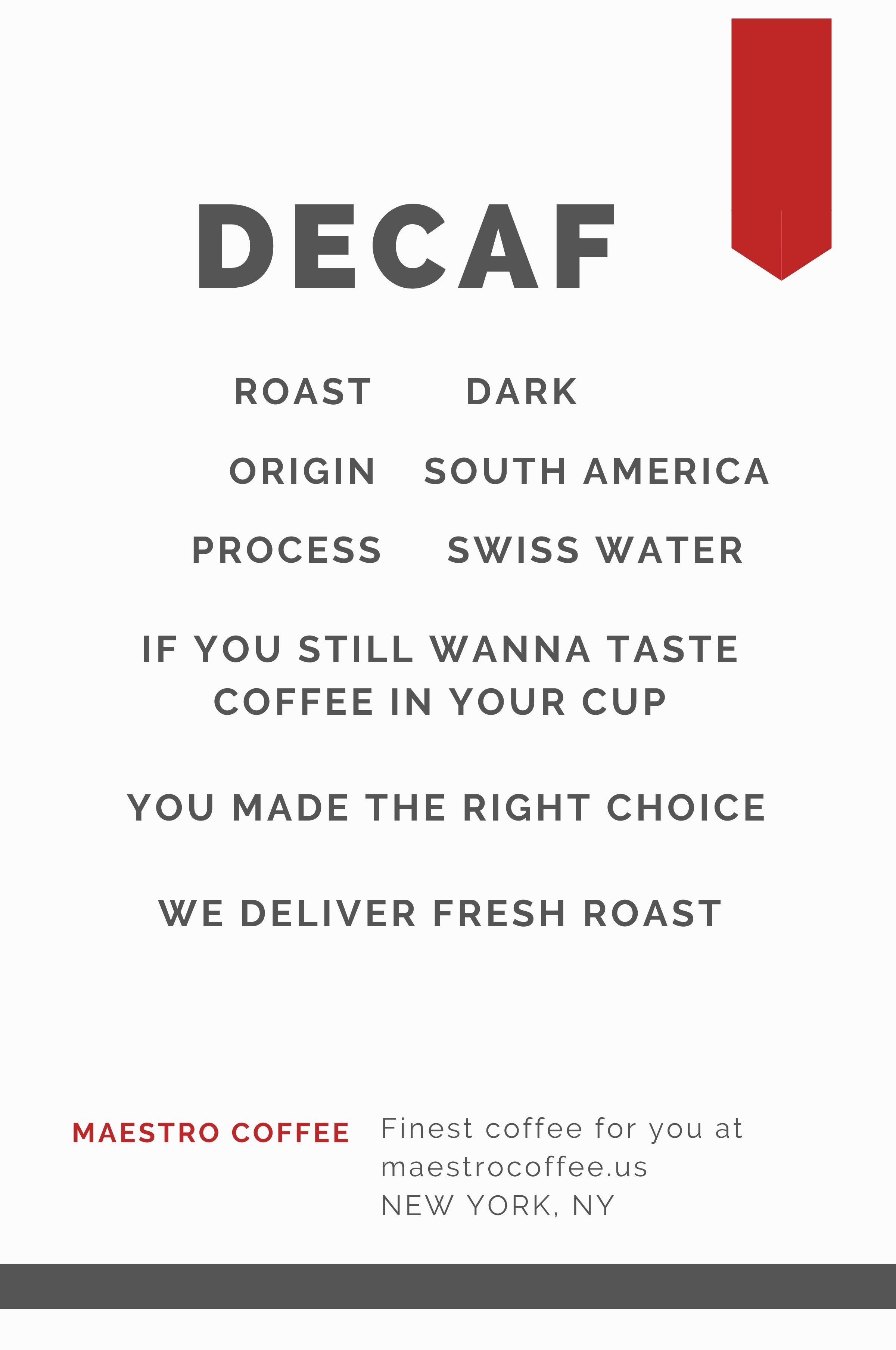 Decaf    Espresso